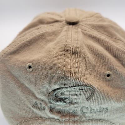 Football Frenzy Distressed Hat | Air force Clubs Vtg Look Grunge Streetwear Cap - Thumbnail 6