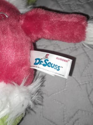 World Grinch Plush in Santa Suit Stuffed Animal 16" Dr. Seuss 2018 Aurora - Thumbnail 4