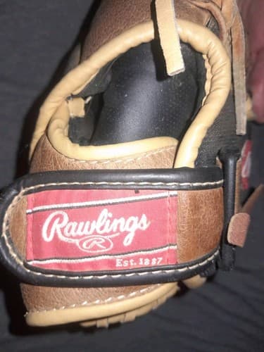 Rawlings Youth Baseball Glove 9 inch Web Pocket Leather - Thumbnail 6