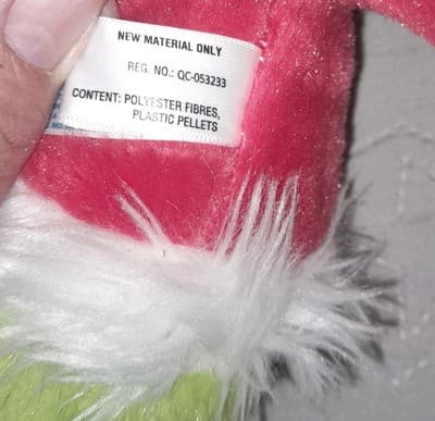 World Grinch Plush in Santa Suit Stuffed Animal 16" Dr. Seuss 2018 Aurora - Thumbnail 6
