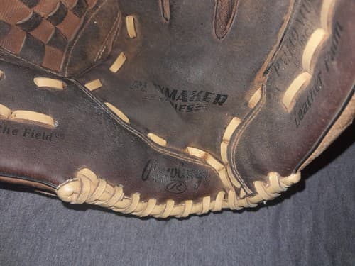 Rawlings Youth Baseball Glove 9 inch Web Pocket Leather - Thumbnail 5