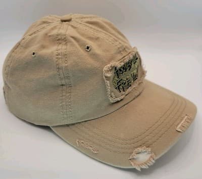 Football Frenzy Distressed Hat | Air force Clubs Vtg Look Grunge Streetwear Cap - Thumbnail 4