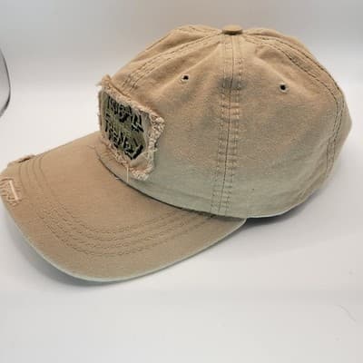 Football Frenzy Distressed Hat | Air force Clubs Vtg Look Grunge Streetwear Cap - Thumbnail 7