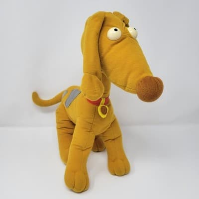 1997 RUGRATS Spike Ears Move Spike Plush Doll The Rugrats Dog Works! Vintage - Image 1