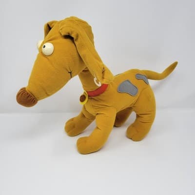 1997 RUGRATS Spike Ears Move Spike Plush Doll The Rugrats Dog Works! Vintage - Thumbnail 6