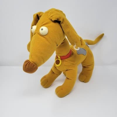 1997 RUGRATS Spike Ears Move Spike Plush Doll The Rugrats Dog Works! Vintage - Thumbnail 2