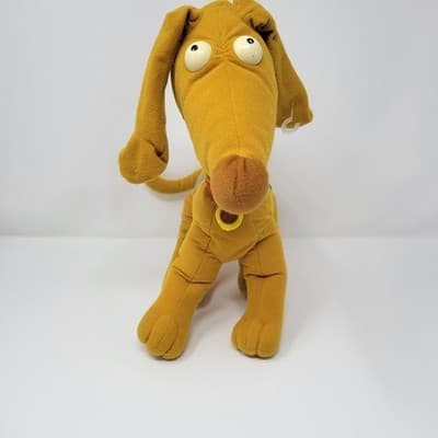 1997 RUGRATS Spike Ears Move Spike Plush Doll The Rugrats Dog Works! Vintage - Thumbnail 7
