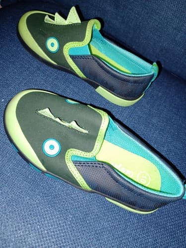Cat & Jack Xander Toddler Boy Dino Slip-On Sneakers Green Size 10 - Thumbnail 4