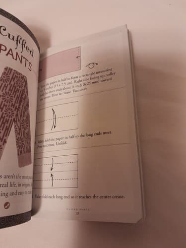Foldable Fashion Origami Pocket Booklet Illustrated Instruction Guide - Thumbnail 4