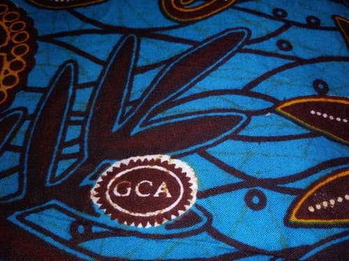 1½ Yd Abstract Floral Quilt Fabric Turquoise Brown Yellow Boho Cotton - Thumbnail 5