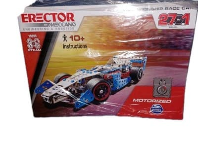 Erector by Meccano 19205 Race Car Instruction Manual Guide Only - Image 1