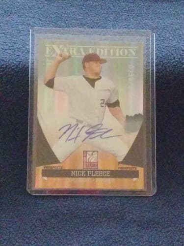 2011 Panini Elite Extra Edition Nick Fleece Auto #0358/1164 Cincinnati - Thumbnail 2