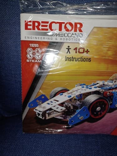 Erector by Meccano 19205 Race Car Instruction Manual Guide Only - Thumbnail 2