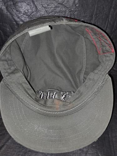 Rothco USMC Military Combat Hat Distressed Olive Green Cap Size 7.25 - Thumbnail 6