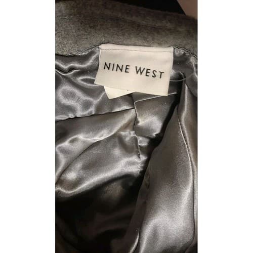Nine West Gray Wool Bucket Hat Satin Lined Retro Chic Streetwear Style - Thumbnail 5