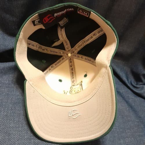 Baylor University BU Green Yellow MVP Series Baseball Cap Hat S/M Sportcore - Thumbnail 6