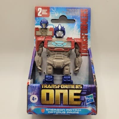 TRANSFORMERS ONE Energon Matrix OPTIMUS PRIME Action Figure 4.5" 2 Modes NEW - Thumbnail 2