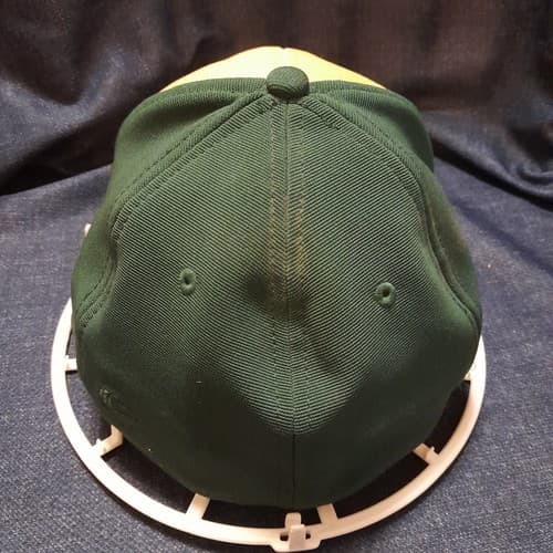 Baylor University BU Green Yellow MVP Series Baseball Cap Hat S/M Sportcore - Thumbnail 4