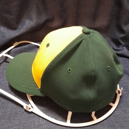 Baylor University BU Green Yellow MVP Series Baseball Cap Hat S/M Sportcore - Thumbnail 5