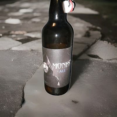 Monks’ Ale Belgian Style Abbey Beer Bottles Lot of 3 Empty 750ml Collectible - Image 1