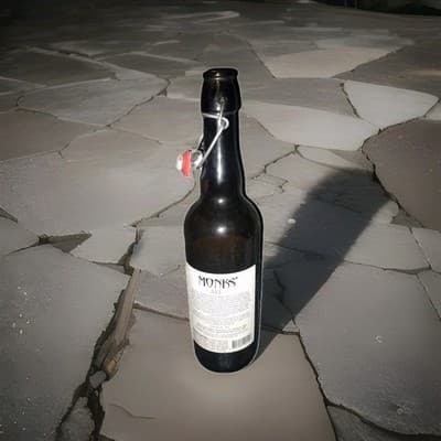 Monks’ Ale Belgian Style Abbey Beer Bottles Lot of 3 Empty 750ml Collectible - Thumbnail 3