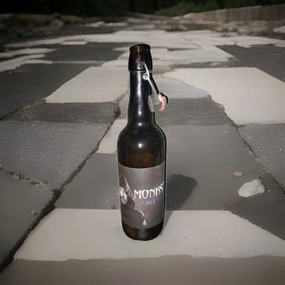 Monks’ Ale Belgian Style Abbey Beer Bottles Lot of 3 Empty 750ml Collectible - Thumbnail 2