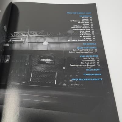 BEACHBODY P90X2 Fitness Guide Workout Training Program Book Manual Only - Thumbnail 8