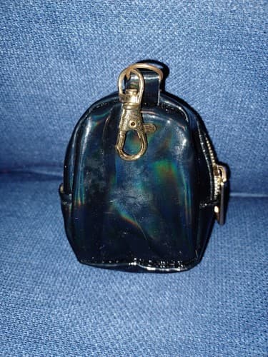 Melanin Poppin Mini Backpack Hanger 4" Black Vinyl - Thumbnail 4