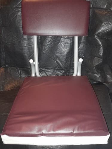 The Stadium Chair Stadium Seats/Chairs Academy Sports+Outdoors Maroon & White - Thumbnail 3