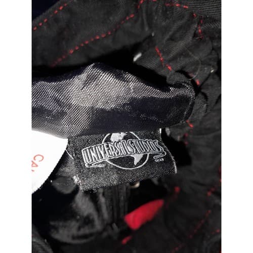 Cat in the Hat Backpack Universal Studios Singapore Exclusive Black Canvas 16x14 - Thumbnail 4