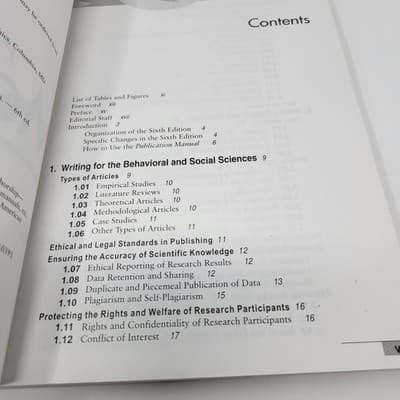 APA Manual 6th Edition 2010 Softcover Publication Manual Psychology Writing - Thumbnail 9