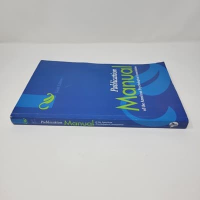 APA Manual 6th Edition 2010 Softcover Publication Manual Psychology Writing - Thumbnail 5