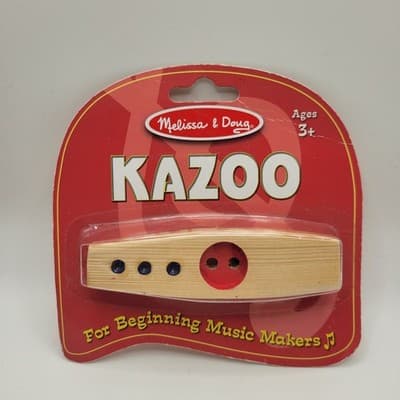 Melissa & Doug Wooden Kazoo Musical Instrument Kids Toy Ages 3+ - Thumbnail 2