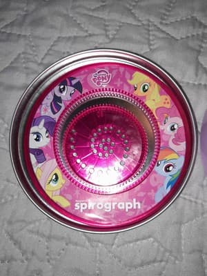 My Little Pony Spirograph Tin 2015 Set | Missing One Wheel & No Pad | See Photos - Thumbnail 3