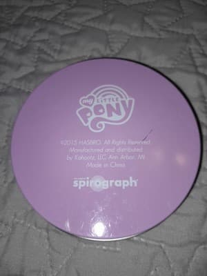 My Little Pony Spirograph Tin 2015 Set | Missing One Wheel & No Pad | See Photos - Thumbnail 6