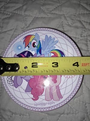 My Little Pony Spirograph Tin 2015 Set | Missing One Wheel & No Pad | See Photos - Thumbnail 7