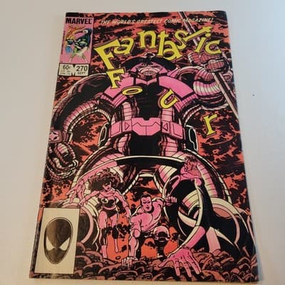 Fantastic Four 270 FF 270 First Terminus Story Byrne Key Issue Lower Grade - Thumbnail 2
