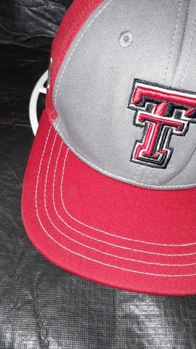 Texas Tech Red Gray Hat Top Of The World Memory Memory Fit One Size 2016 Youth - Thumbnail 2
