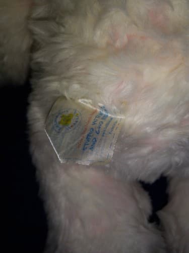 Build A Bear White Pink Mixed Plush Pink Nose Stuffed BABW Voice Box "I Love you - Thumbnail 4