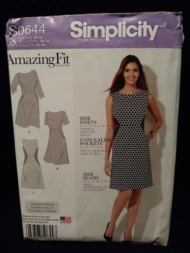 Simplicity 4070 Sewing Pattern Size 6-14 Dress Multiple Styles Formal Elegant UC - Image 1