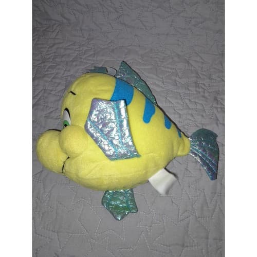 Disney The Little Mermaid Flounder Plush 11" Applause Stuffed Animal Toy - Thumbnail 9