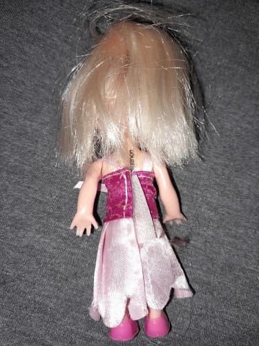 Imagine Angel 4" Blonde Doll with Blue Eyes & Pink Dress Gown Mini Toy Figure - Thumbnail 3