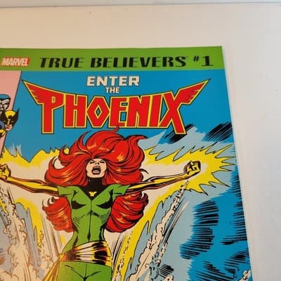 True Believers Enter the Phoenix #1 VF NM Reprint Classic Jean Grey Issue - Thumbnail 5