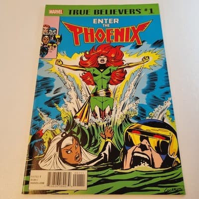 True Believers Enter the Phoenix #1 VF NM Reprint Classic Jean Grey Issue - Thumbnail 2