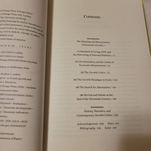 The Mismeasure of Progress: Economic Growth & Critics Hardcover 2020 - Thumbnail 8