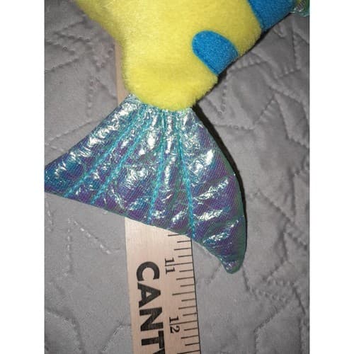 Disney The Little Mermaid Flounder Plush 11" Applause Stuffed Animal Toy - Thumbnail 10