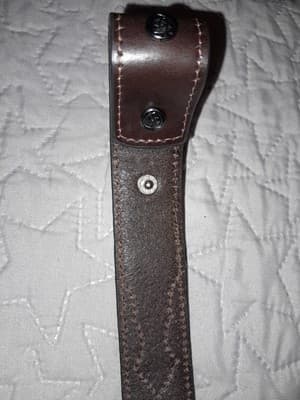 Ariat Belt ONLY Genuine Leather 01/2021 M & F Western PO#85514 18" NO BUCKLE - Thumbnail 4