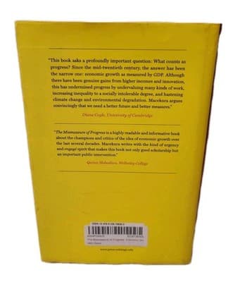The Mismeasure of Progress: Economic Growth & Critics Hardcover 2020 - Thumbnail 2