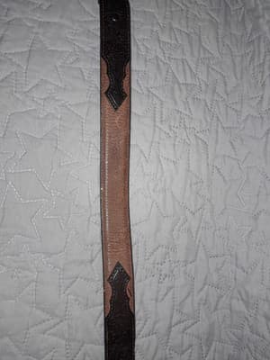 Ariat Belt ONLY Genuine Leather 01/2021 M & F Western PO#85514 18" NO BUCKLE - Thumbnail 7