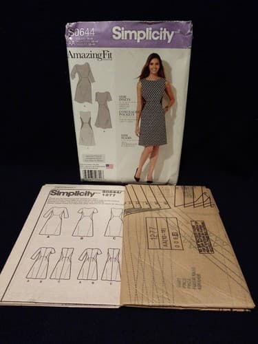 Simplicity 4070 Sewing Pattern Size 6-14 Dress Multiple Styles Formal Elegant UC - Thumbnail 2